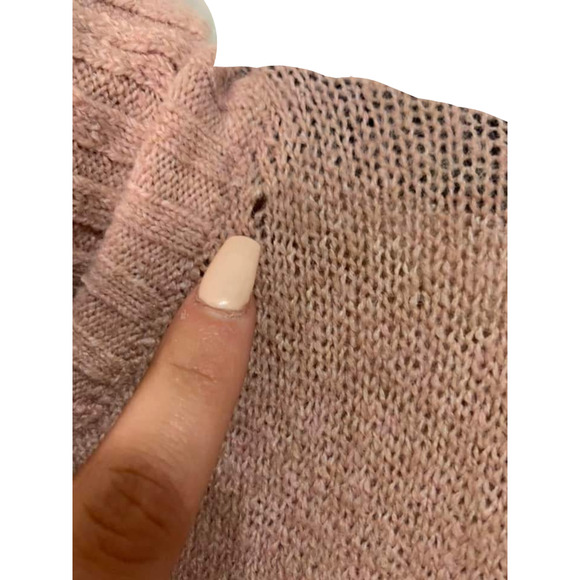 BP. Longline‎ Turtleneck Sweater in Pink Adobe Size XL NEW - Picture 3 of 7